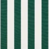 Sunbrella Stripe Beaufort Forest Green/Natural 6 Bar