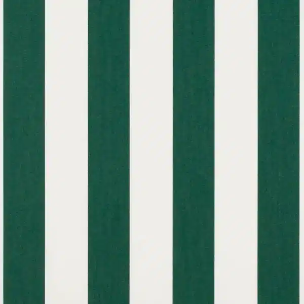 Sunbrella Stripe Beaufort Forest Green/Natural 6 Bar