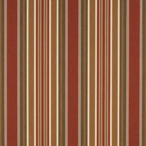 Sunbrella Stripe Eastland Redwood