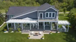 ShadeFlex Fit Retractable Canopies on Trex Pergola