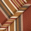 Sunbrella Stripe Eastland Redwood - Image 2