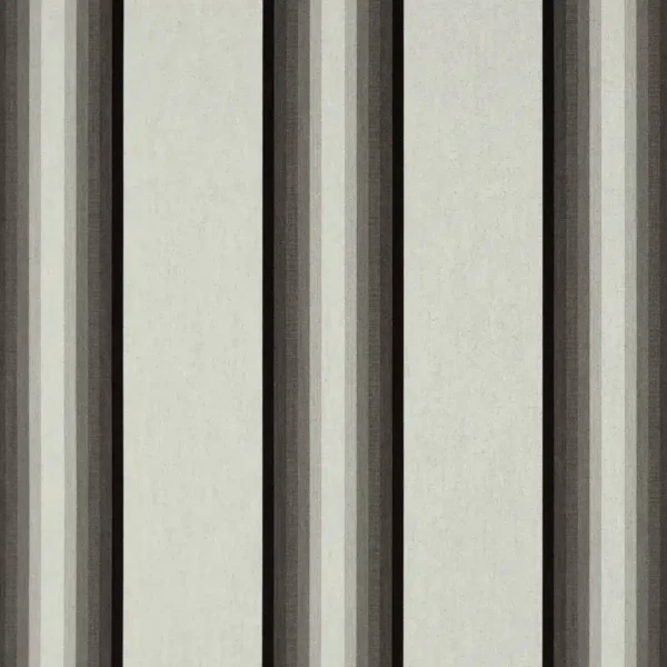 Sunbrella Stripe Grey/Black/White