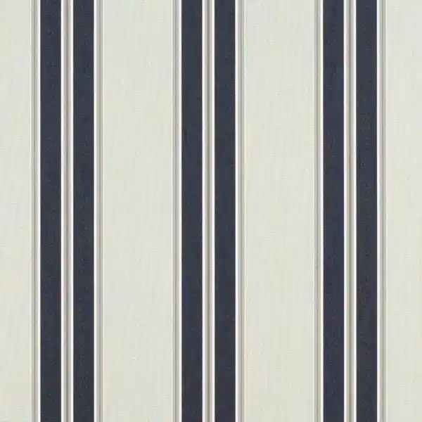 Sunbrella Stripe Navy/Taupe Fancy