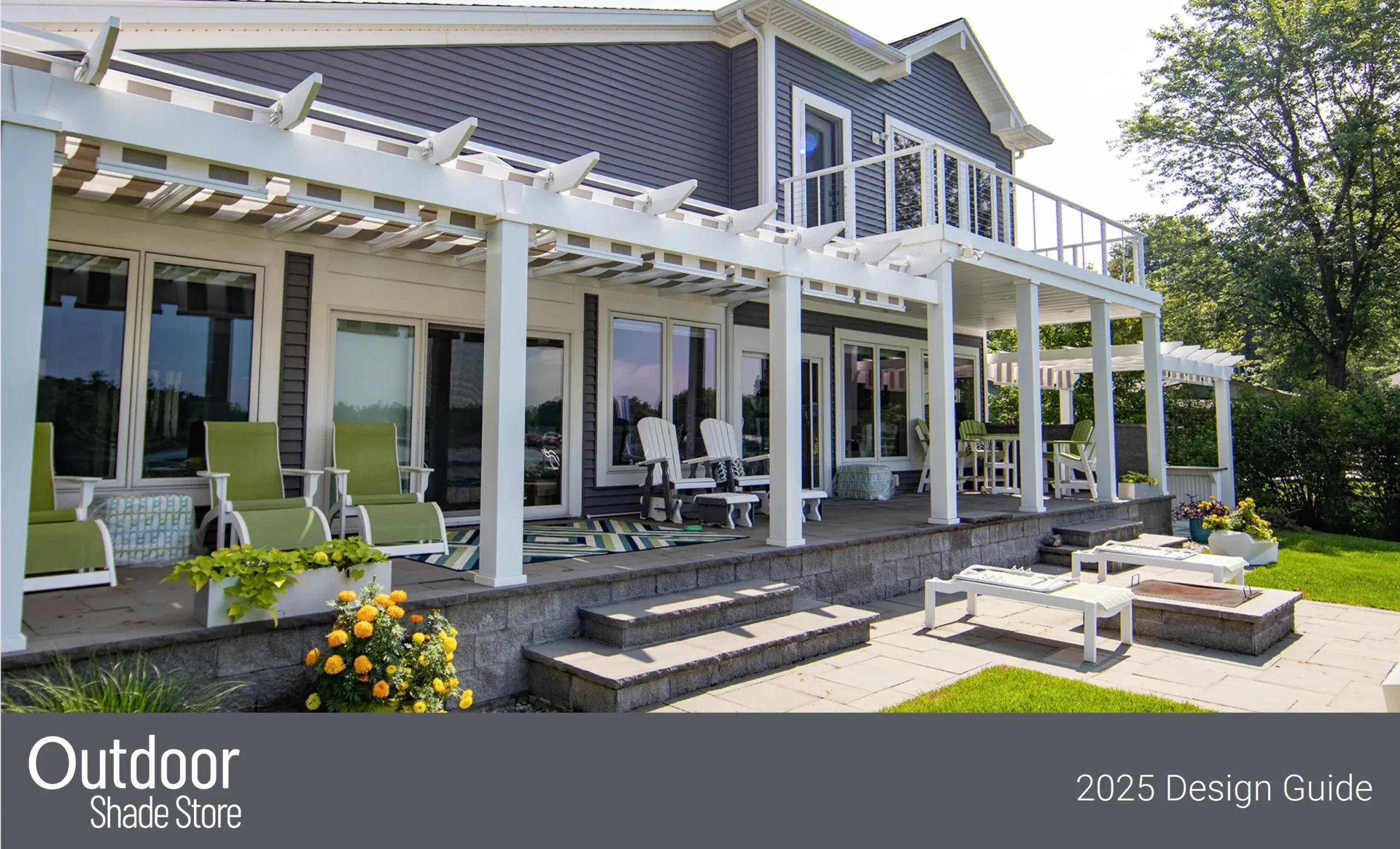 Outdoor Shade Store 2025 Design Guide front cover