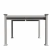 3D rendering of a Freestanding Outlook Aluminum Patio Cover, front view