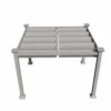 3D rendering of a Freestanding Outlook Aluminum Patio Cover, front overhead view