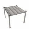 3D rendering of a Freestanding Outlook Aluminum Patio Cover, overhead view
