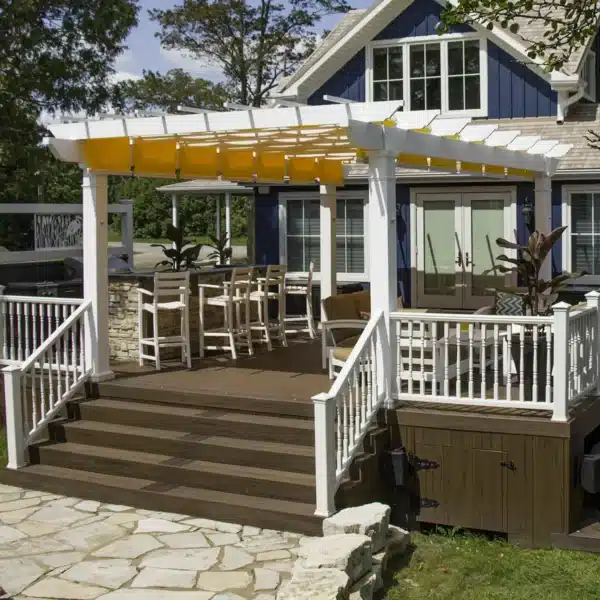 Trex Pergola + ShadeFlex - Freestanding