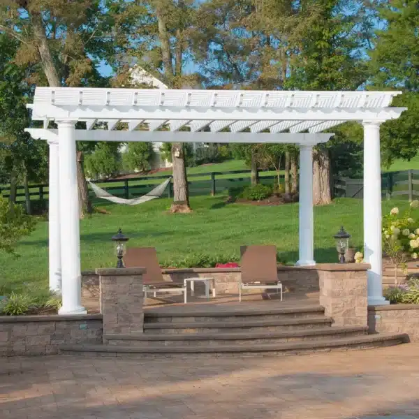 Villa Fiberglass Pergola Kits - Freestanding