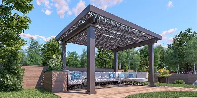 Solare Fiberglass Pergola